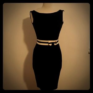 Gioffre Black Sheath Dress